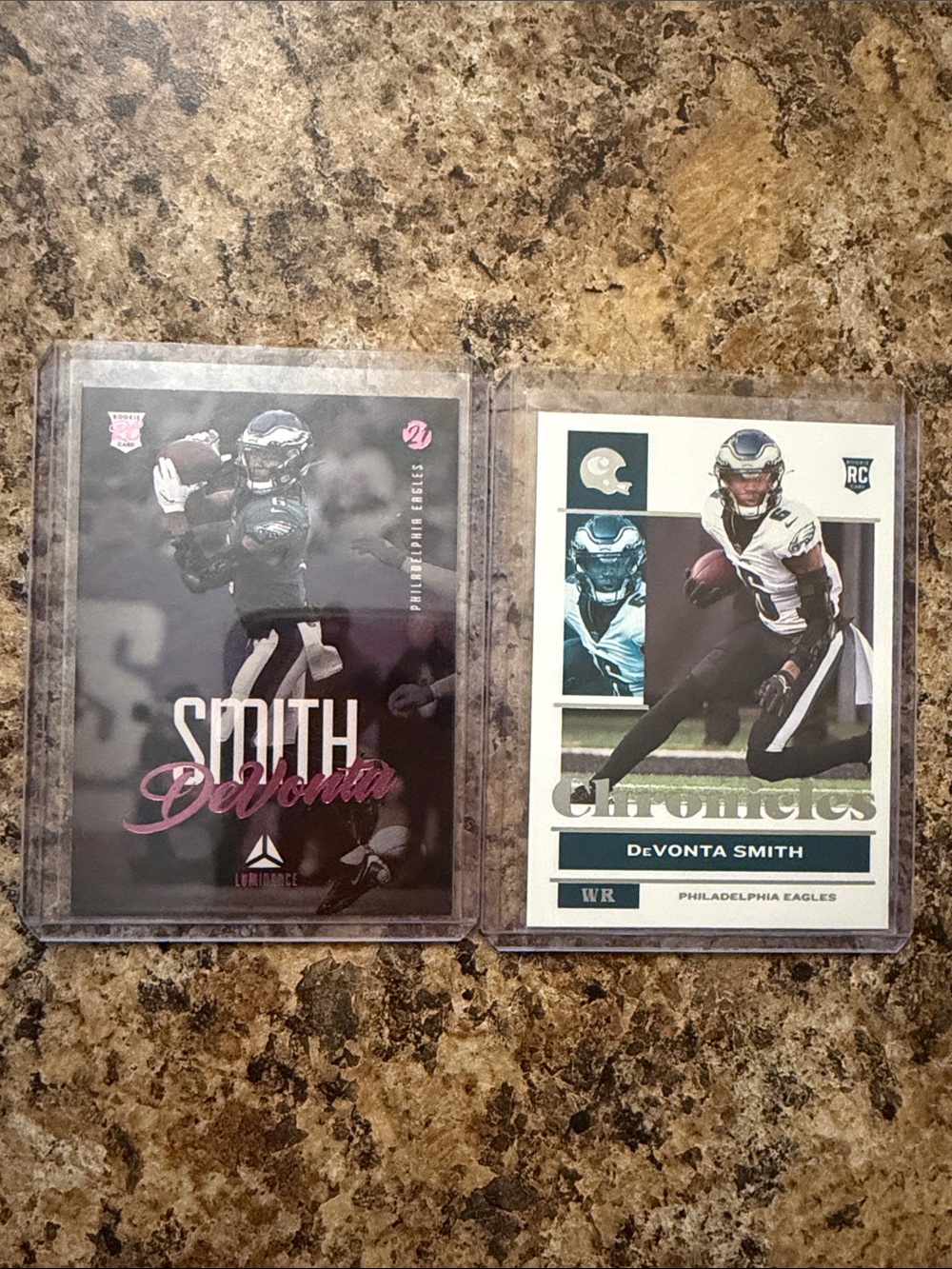 DeVonta Smith Rookie Philadelphia Eagles Football Card Lot